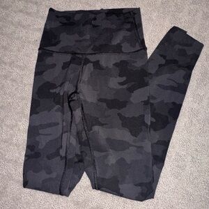 Black Camo Lulu Leggings